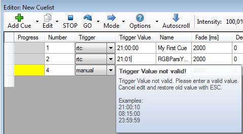 Picture 3: View of Trigger Value help context
